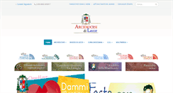 Desktop Screenshot of diocesilecce.org